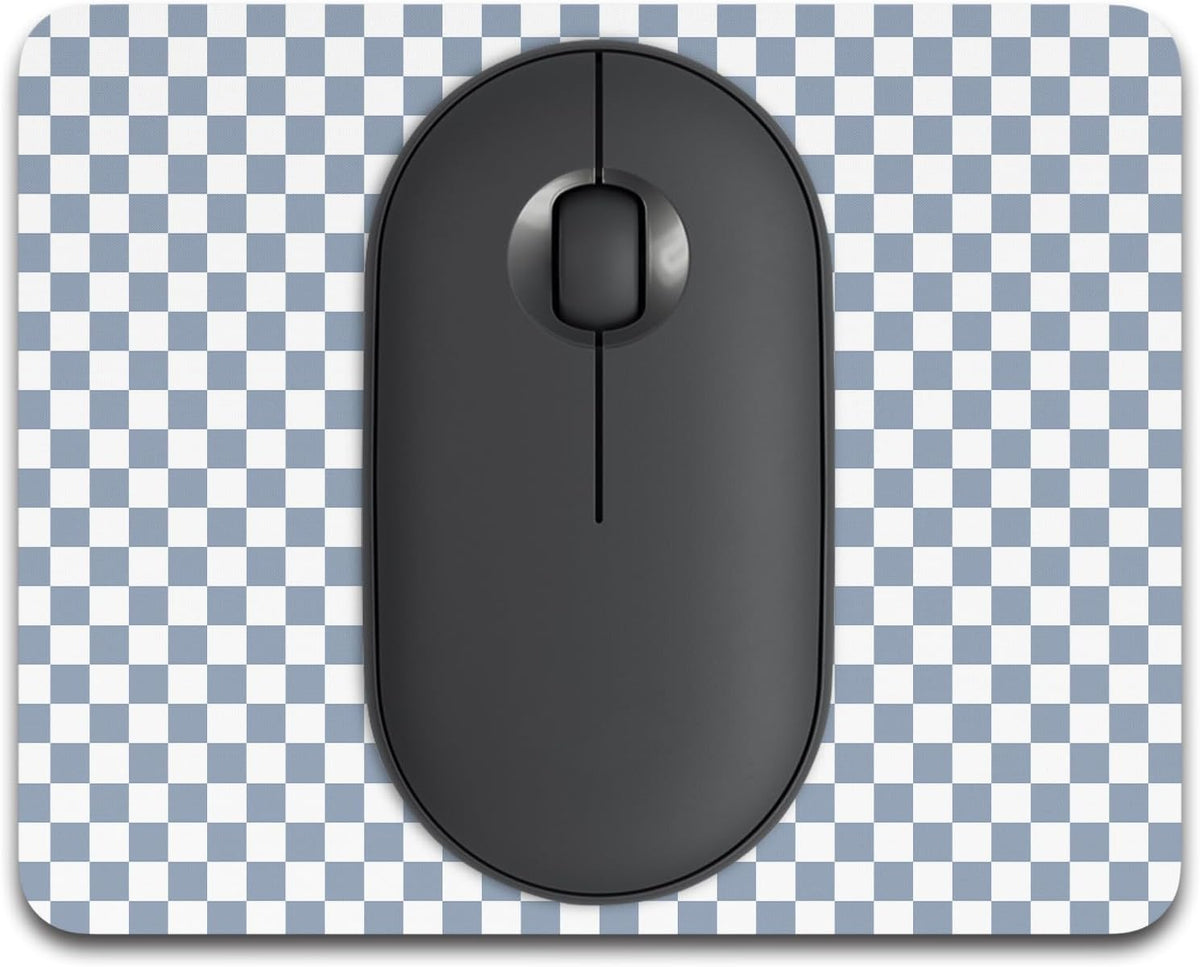 Small Mouse Pad, 5 x 6 Inch Thick Rubber Premium-Textured Non-Slip Portable & Washable Mini Mouse Mat for Women Men Wireless Laptops Keyboard Tray Gaming Work Travel,Blue Grey by Dapesuom