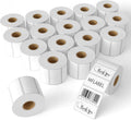MFLABEL 2-1/4 x 1-1/4 Inch Direct Thermal Perforated Shipping Label, 2.25x1.25 inch Direct Thermal Labels for Barcodes Address，Perforated Shipping Labels (18 Rolls, 1000/Roll) by MFLABEL