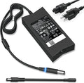 SZGUDULO 130W Laptop Charger for Dell XPS Inspiron Precision Power Cord | 130W Laptop Charger for Dell XPS 15 Inspiron 7559 Precision 5510 Docking Station Power Cord PA-4E (2Tips 7.4 and 4.5mm) by LaptopCharger