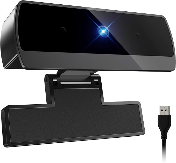 Diccik 1080P Webcam with Microphone, Full HD Video Calling Web Camera, HD Light Correction Streaming Webcam for Zoom/Skype/Teams, Plug and Play PC Camera Web cam for Windows & Mac by DICCIK