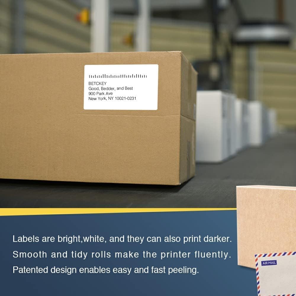 BETCKEY Replace for Brother DK-1202 (2.4 x 3.9 in) Shipping Labels[10 Roll] - Image 5