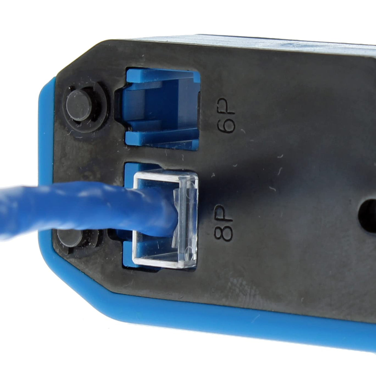 IDEAL Electrical 33-396 Data/Voice Modular Plug Crimp Tool Kit, Crimping Tool for CAT3/5e/6 Cables, RJ-45 (8P8C) & RJ-11 (6P6C, 6P4C, 6P2C) w/ 20 Plugs - Image 8