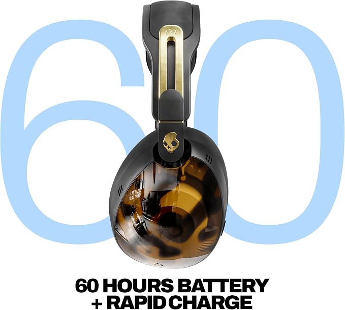 Skullcandy Aviator 900 ANC Noise Canceling Wireless Headphones - Tortoise | Bluetooth, THX Spatial Audio with Head Tracking, Premium Adaptive Noise Cancellation, 60 Hours Battery, Microphone, Travel - Image 3