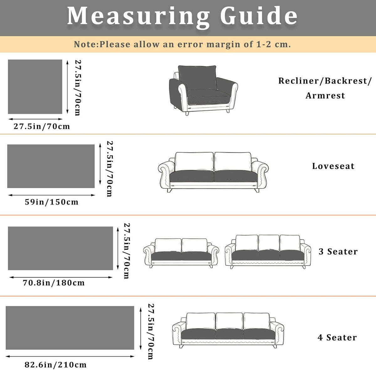 100% Waterproof Fuzzy Couch Cover for Dogs, Washable Non-Slip Pet Couch Covers for Sofa, Soft Thick Furniture Protector Sofa Slipcover Mat for Dogs (Dark Gray, 27.5"x70.9") - Image 8