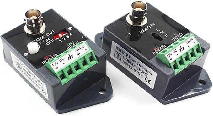 Long Distance Active Video Balun 1 Channel Utp Video Transceiver for CCTV Compatible with All Ahd/Cvi/Tvi/Cvbs Effective Distance 1800M - Image 2