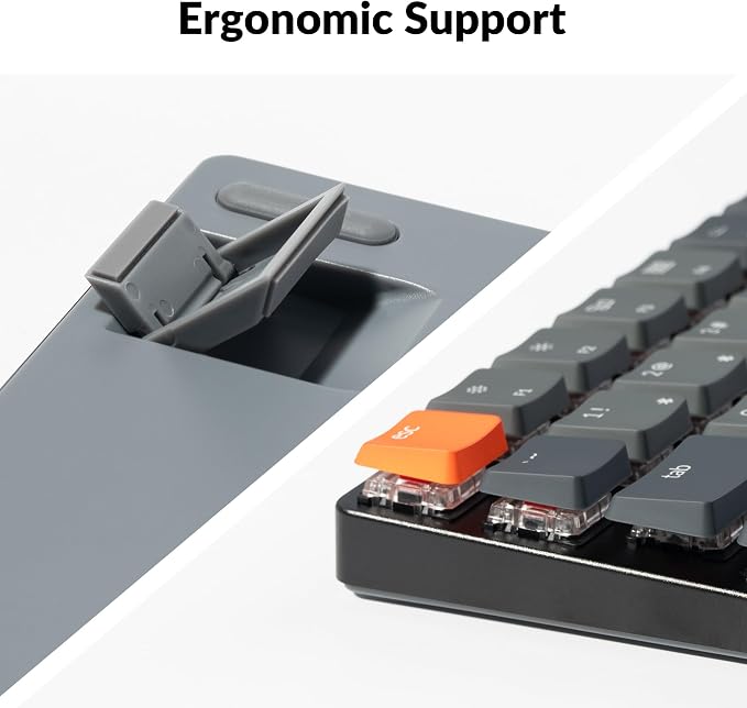 Keychron K3 Version 2, 84 Keys Ultra-Slim Wireless Bluetooth/USB Wired Mechanical Keyboard with White LED Backlit, Low-Profile Keychron Mechanical Brown Switch Compatible with Mac Windows - Image 9