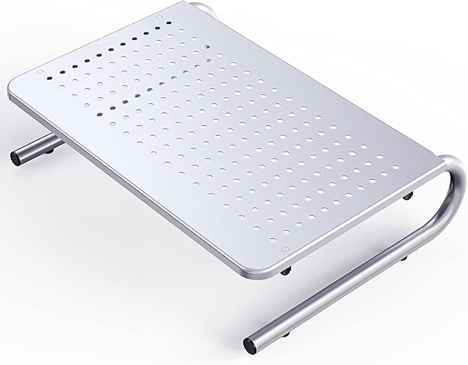 HUANUO Monitor & Laptop Stand - Metal Vented Riser for Screen, Laptops, Printers - Home & Office by HUANUO