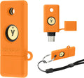 Silicone Case for YubiKey 5C NFC, Orange by Shieldcase