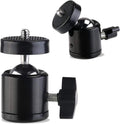 Universal 1/4" Swivel Mini Ball Head Screw Tripod Mount（2 Pack）, EszkozTA360 Degree Rotating Mount Base Adapter for DSLR Cameras HTC Vive Tripods Monopods Camcorder Light Stand… by EszkozTA