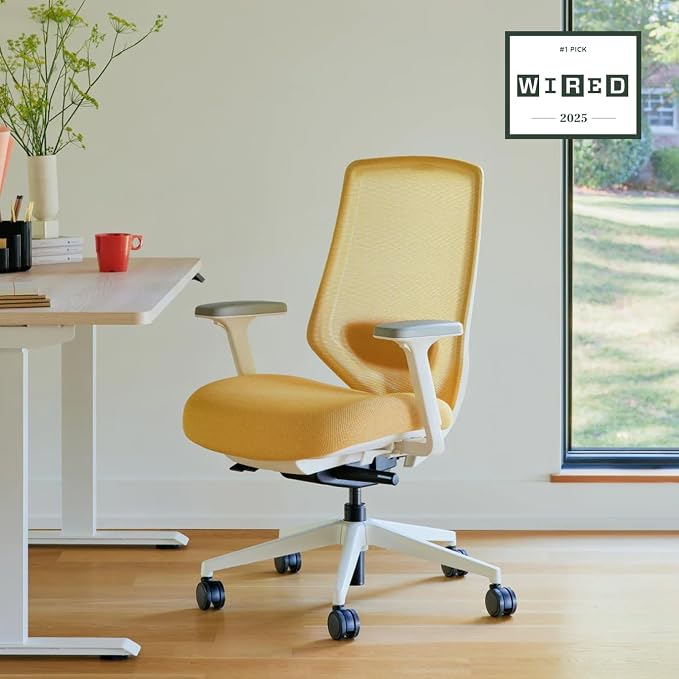 Branch Ergonomic Chair Pro, Mesh Office Chair with 14 Points of Adjustment | Height, Depth and Tilt Adjustable, 5D Armrests, Forward Tilt, Smooth Recline, and Lumbar Support, Spark - Image 3