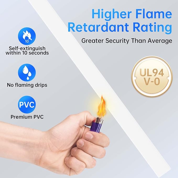 Delamu Cord Cover, 142in Wire Covers for Cords on Wall, Small Cord Cable Hider for 1 Wire, Ease Installation Cords Hider for Wall Mount TV, Paintable Cable Cover Raceway, L15.7 W0.59 H0.4in, White - Image 6