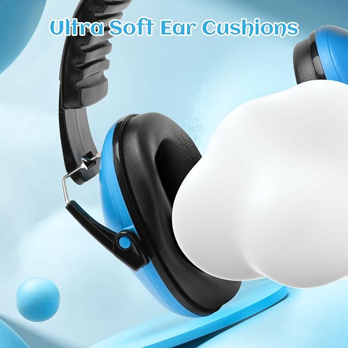 Floriogra 2 Pack Noise Cancelling Headphones for Kids/Toddler Ear Muffs | 28dB SNR Kids Ear Protection for Autism Children Noise Reduction Earmuffs for Concerts, Monster Jam, Air Shows, Fireworks - Image 6