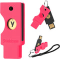 Protective Case for Yubikey 5 NFC, Pink by Shieldcase