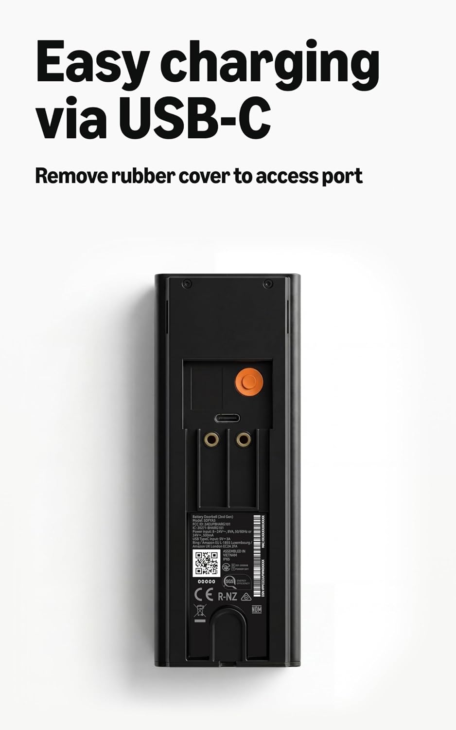 Ring Battery Doorbell 2K (newest model) Retinal 2K with wide-angle video, up to 6x Enhanced Zoom, Two-Way Talk, and Built-In Battery, 2-pack Matte Mocha - Image 7