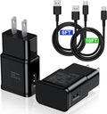 Type C Charger Fast Charging 2Pack &USBC Android Phone Cables Cord 6/10ft | Wall Charger Blocks &2x 6/10ft USB-C cables for Samsung Galaxy S8/S9/S10 Plus/S10e/S20/S21 Ultra/Plus, Note 8/9/10, Pixel 3 by Cndons