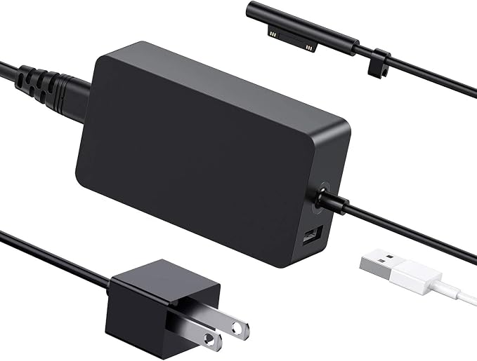 102W Microsoft Surface Book Charger, 15V 6.33A Power Supply for Surface Book 3/2/1, Surface Laptop 5/4/3/2, Surface Pro X/9/8/7/6/5th/4/3/2, Surface Go 3/2 by TREENB