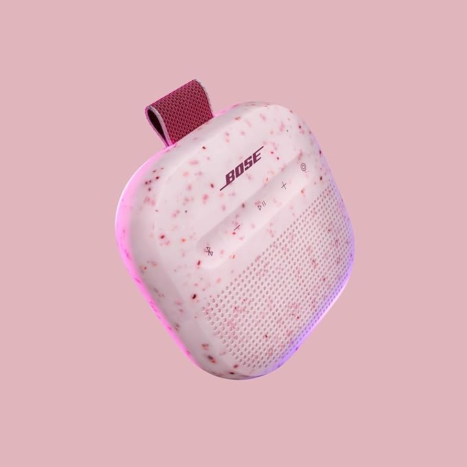 Bose SoundLink Micro Portable Bluetooth Speaker (2nd Gen), Wireless Outdoor Speaker, Up to 12 Hours Battery Life, Waterproof and Dustproof, Petal Pink - Limited Edition Color | Bluetooth 5.4 with 12-hour battery and IP67 rating for travel, hiking and o... - Image 2