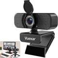 2K Webcam with Microphone, Web Camera withTripod, Dual Mics, Plug & Play Computer Camera for Online Calling, Cameras for Desktop PC or Laptop Zoom/Teams/Facetime by Unknown
