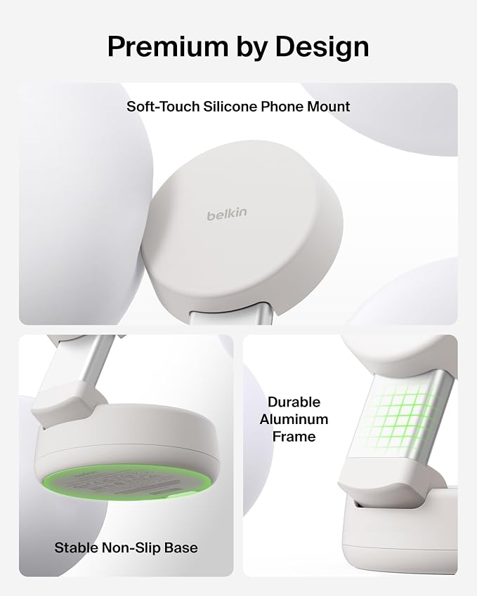 Belkin Qi2.2 25W Wireless 2 in 1 iPhone Charger, Fast Charging for Travel | Fast Charging, MagSafe Compatible, iPhone 17/16/15, Apple Watch, Travel Charger, Magnetic - Image 5