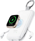 RORRY CharmGo Portable Charger, 10000mAh 20W Fast Charging Power Bank | Built-in Cables, Travel Keychain Battery Pack Essentions for Apple Watch 1~11 Series/Ultra/SE & iPhone Air/17/16/15/14/13/12 by RORRY