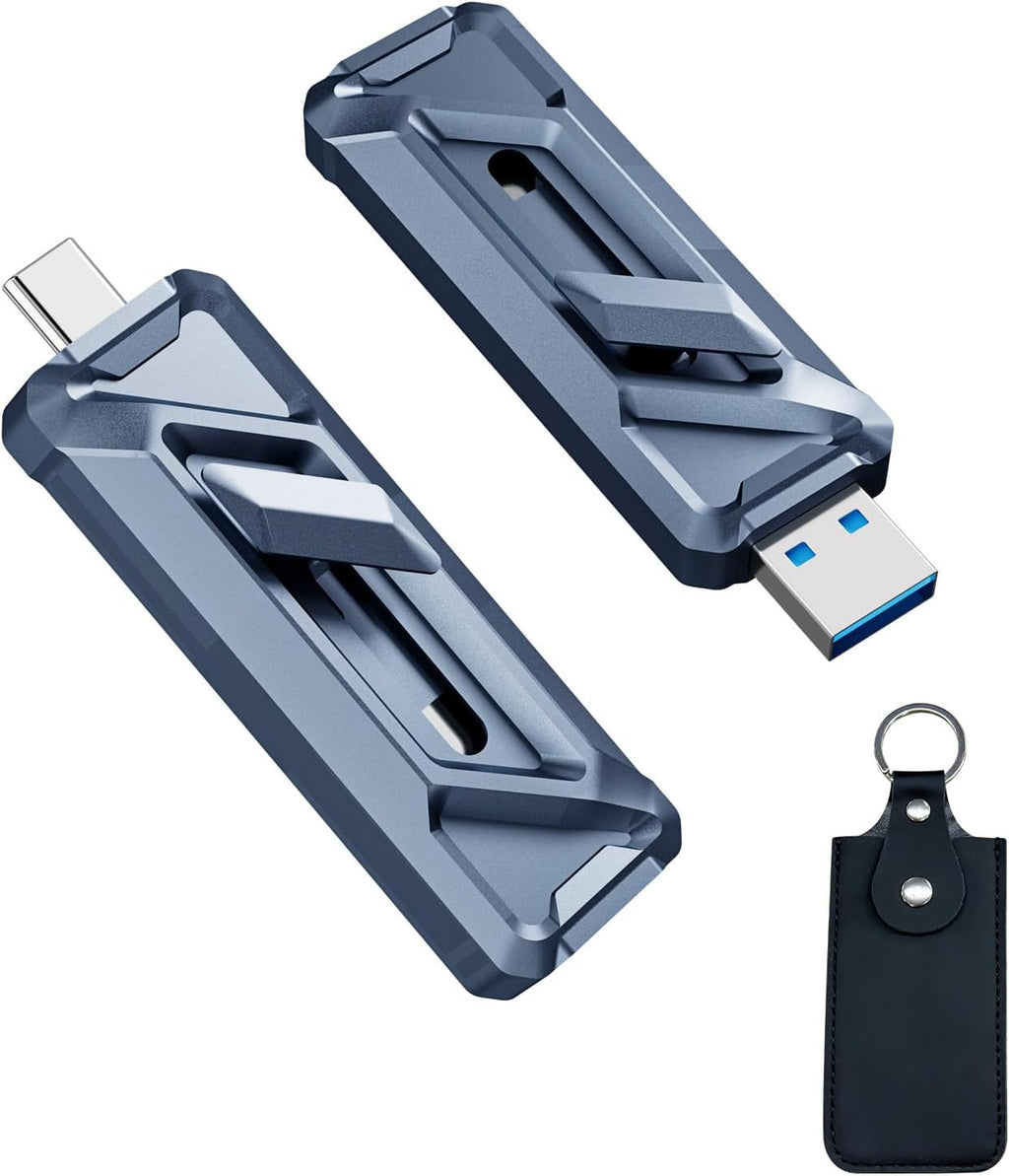 1TB External SSD USB Drive, 2050MB/s USB-C & USB-A Portable SSD -F955 by fanxiang