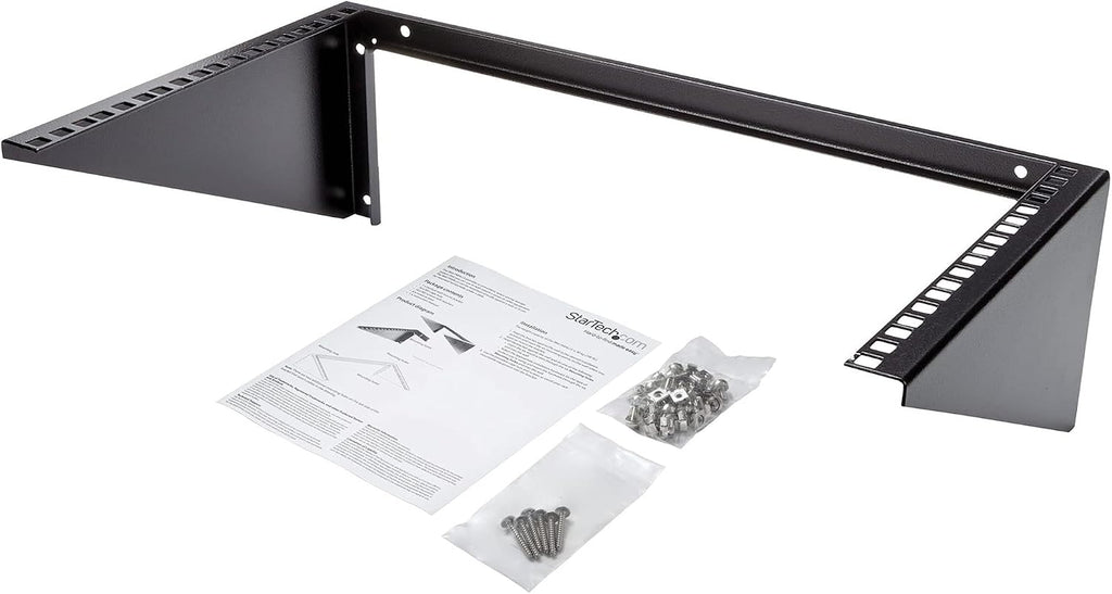 StarTech 6U Vertical Wall-Mount Patch Panel Rack, 19in, TAA (RK619WALLV) - Image 8