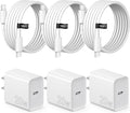 iPhone Charger Fast Charging 10FT iPhones 17 16 15 Charger 3 Pack | Type C Chargers USB C Charger Compatible with iPhone Air 17/17 Plus/17 Pro/17 Pro Max/16/16 Plus/16 Pro/16 Pro Max/15 by STAKCYE