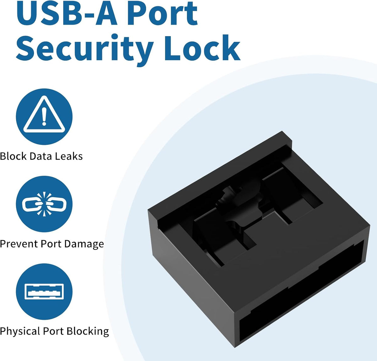 12-Pack USB-A Port Blockers with 1 Key,Removable Physical Security Locks,Anti-Tampering Data Protection for Laptops,PCs & Game Consoles (Yellow) - Image 7