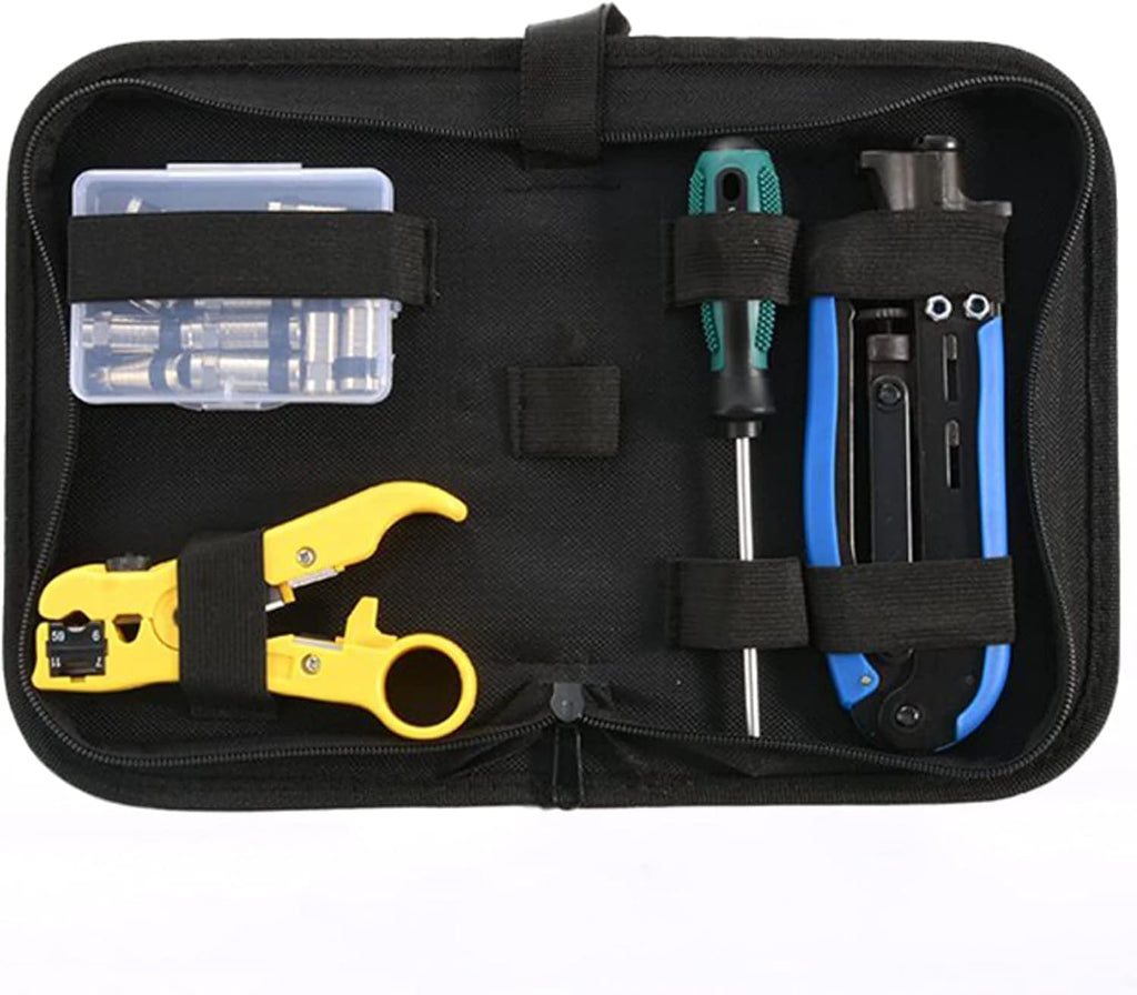 Gaobige Coax Cable Crimper Tool Kit, Coaxial Compression Tool for rg6 rg59 - Image 2