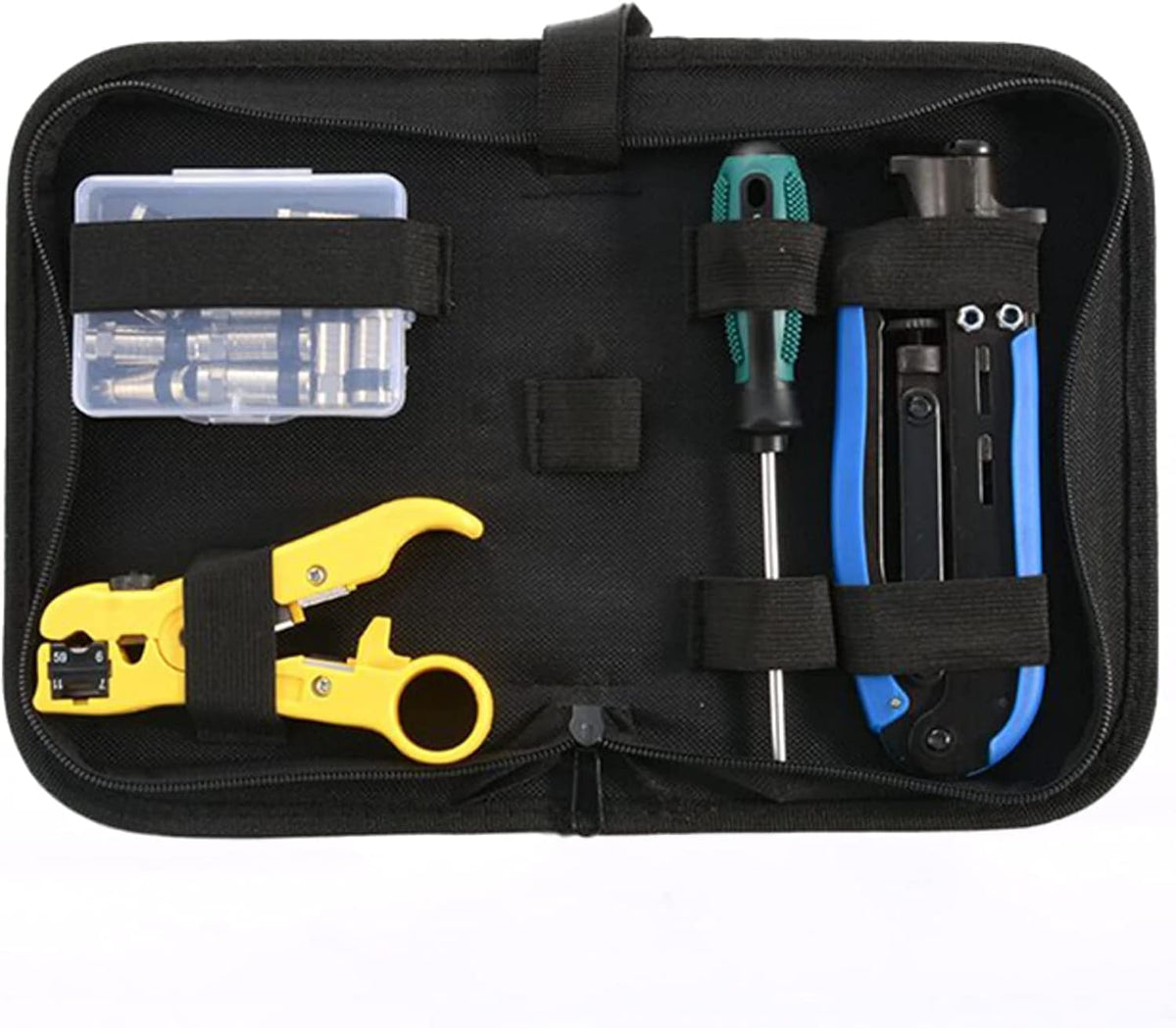 Gaobige Coax Cable Crimper Tool Kit, Coaxial Compression Tool for rg6 rg59 - Image 2