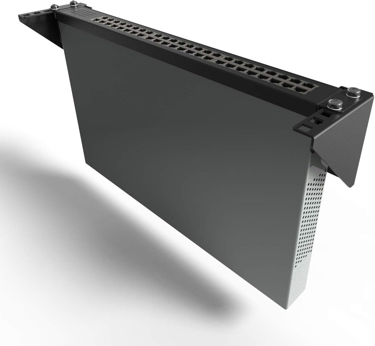 2U Steel Wall Mountable Simple Vertical Network Equipment Rack (Pack of 2) - Image 2