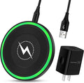 Samsung Wireless Charger Fast Charging Pad for Samsung Galaxy S26 S26 Ultra | S26 Plus S25 Edge S24 Ultra S24+ S24 S23 FE S22 S21 S20 S10 Note 20 10, 18W Phone Wall Charger Cargador Inalambrico by iHoto