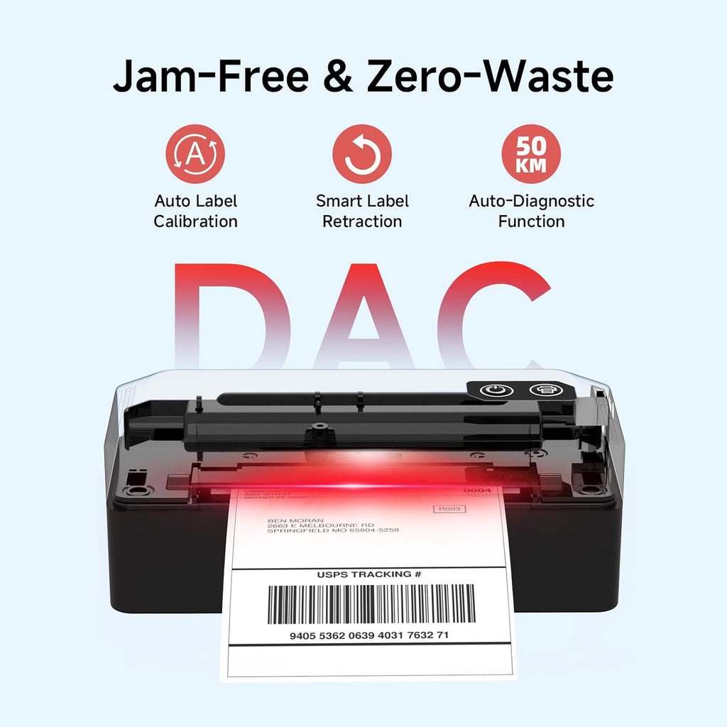 Bluetooth Thermal Label Printer w/ Stand, 4x6 Shipping Label Printer - Image 7