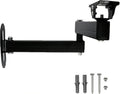 Articulating Magic Arm Wall Mount Holder Stand 15cm + 20cm,Wall Corner Mount Metal Black Bracket 35CM Long Arm Universal Angle Left Right Rotatable CCTV Camera Projector Holder by OdiySurveil