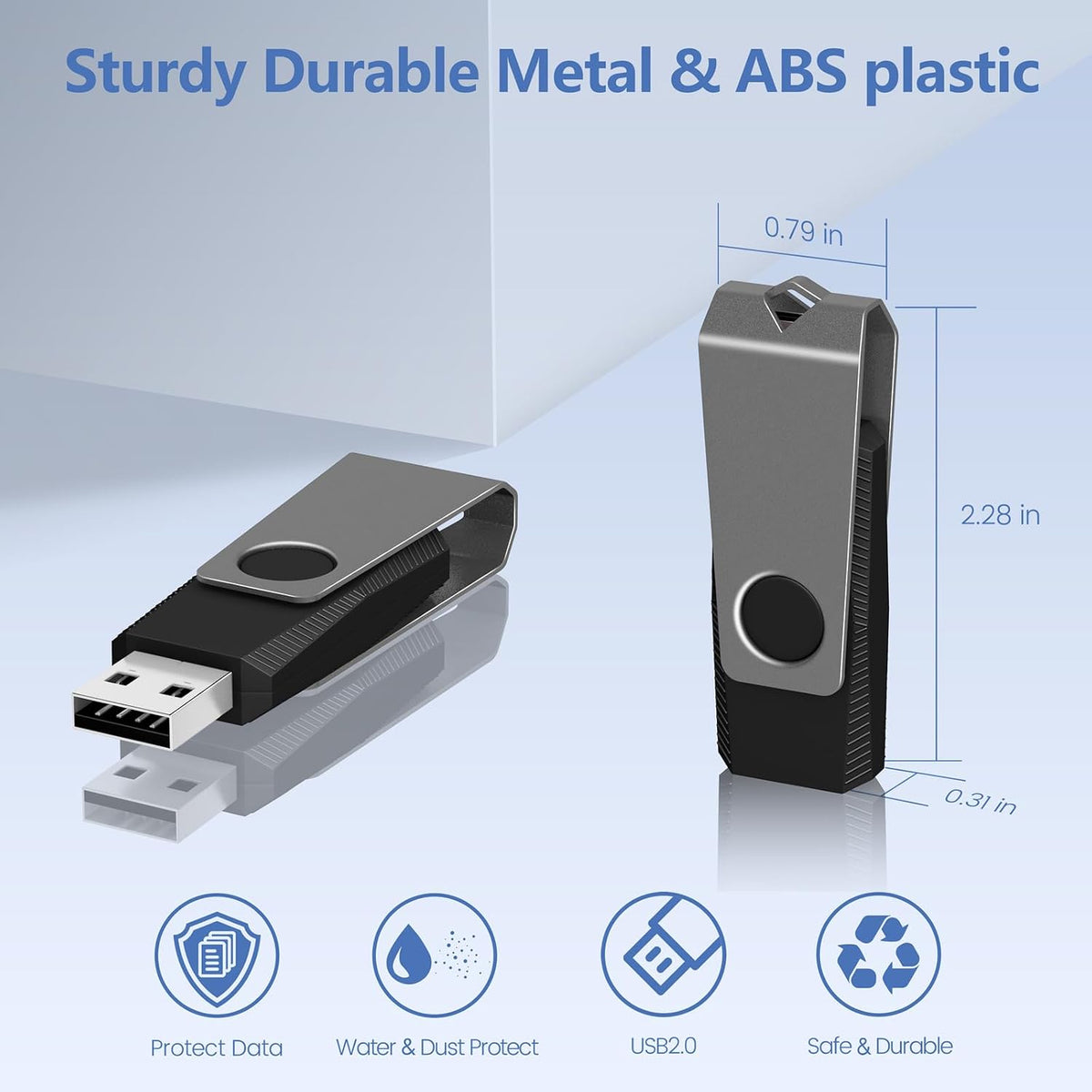 AGECASH 512MB USB Flash Drive 50 Pack Bulk USB 2.0 Thumb Drive Pack of 50 - Image 5