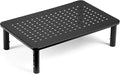 LOTEYIKE Monitor Riser Desktop Stand, Flat Screen TV Monitor Stand Riser, Sturdy Metal Laptop Computer Monitor Stand Shelf for Printer, iMac, 3 Height Adjustable PC Stand with Mesh Platform | 3 Height Adjustable PC Stand with Mesh Platform Sturdy Metal... by LOTEYIKE