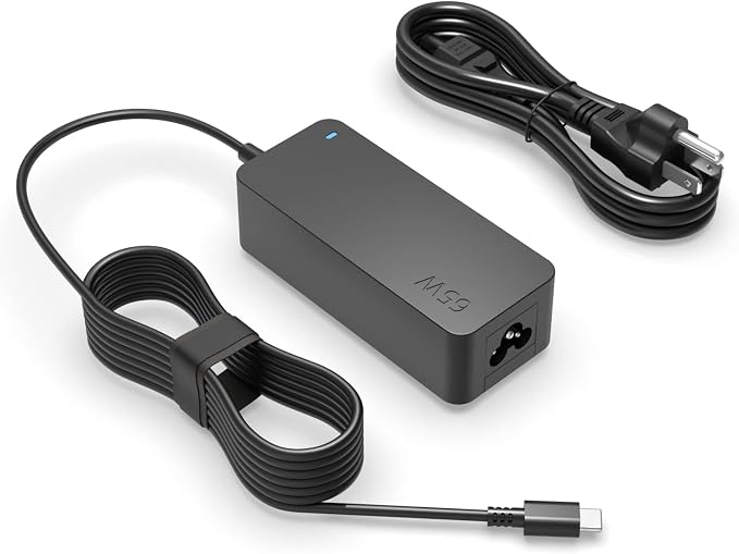 Superer 65W USB C Laptop Charger for Lenovo ThinkPad X1 Carbon T16 T14 T14s T15 E14 E15, Yoga 6 7, IdeaPad Slim 3 5, Chromebook C330 S330, Thinkbook 13s 14 15 16 - Type C AC Adapter Power Supply - Image 4