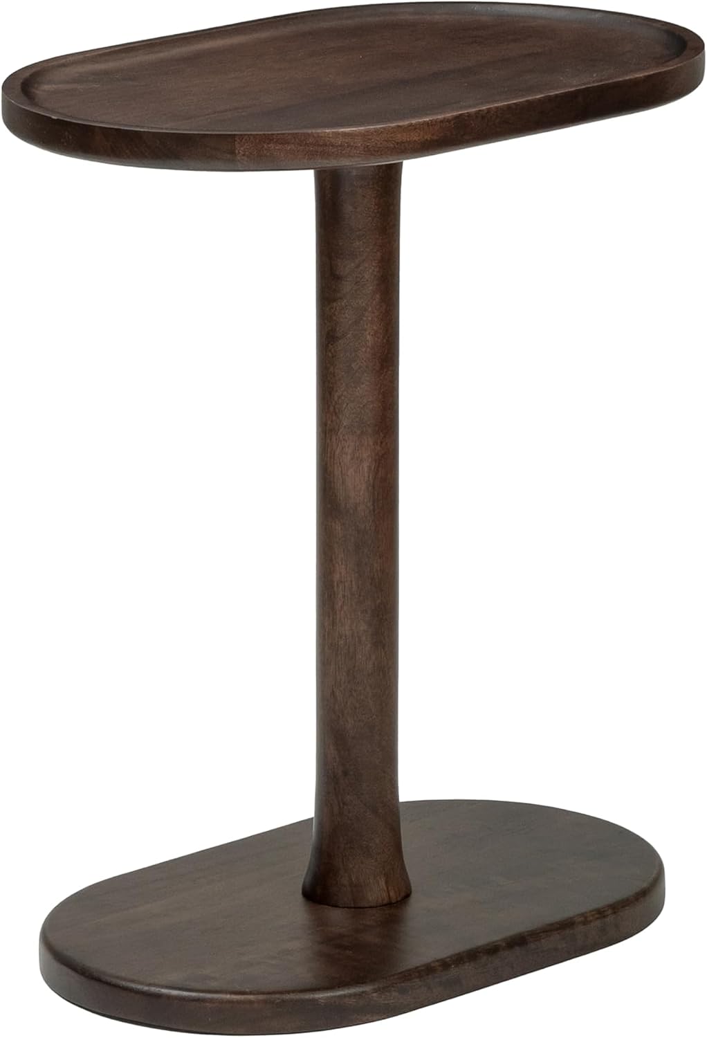 MH London Side Table - Crawford Wooden Modern C Shaped End Table - Exclusively Designed Hand Crafted Tables - End Table for Living Room, Bedroom Bedside Tables and Office by MH London