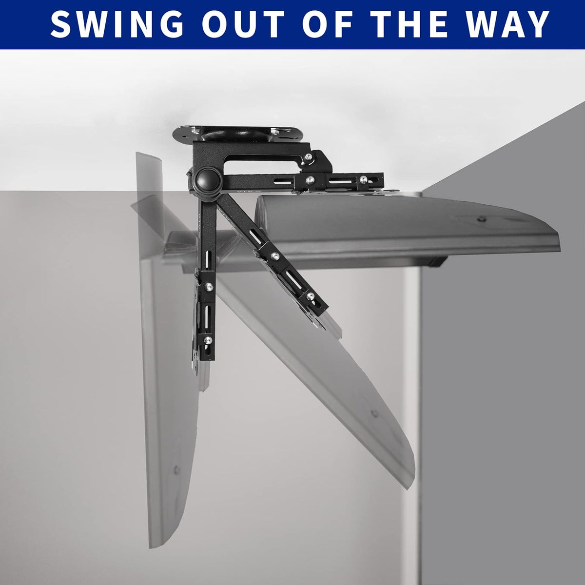 VIVO Black Fold-up Ceiling Mount for 13-27 in Flat Screens, MOUNT-M-FD27 - Image 5