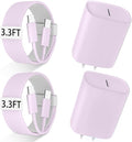 iPhone 17 16 15 Pro Max Charger Fast Charging, 3.3FT iPhone 17 Charging Cable(65W/3A) USB C Cord with 20W PD Fast iPhone 17 Pro Max Chargers Block for iPhone 17/17 Pro Max/17 Air/16/15 Series, iPad by Bustuny