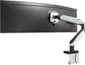 Mount-It! Heavy-Duty Ultrawide Monitor Arm up to 49”, 44 lb Capacity, Desk Mount for Curved & Widescreen Monitors, Compatible with Samsung Odyssey G9, Gas Spring, RGB Lighting, VESA 75x75 & 100x100 by Mount-It