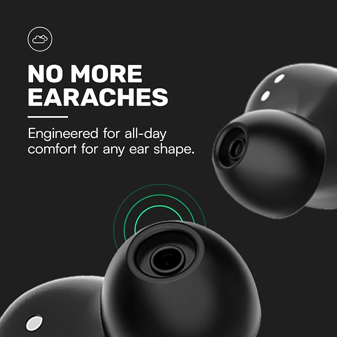 Raycon Everyday Bluetooth Wireless Earbuds with Microphone - Active Noise Cancelling, Sweat & Water-Resistant Earphones, Ear Buds Wireless Bluetooth Up to 32 Hours Playtime (Purple) - Image 6