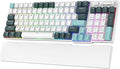 RK ROYAL KLUDGE RK96 RGB Wireless Mechanical Gaming Keyboard w/Wrist Rest | 90% 96 Keys Hot Swappable Mechanical Keyboard, 3-Mode BT5.0/2.4G/USB-C, Volume Control, Software Support & Massive Battery by RKROYALKLUDGE