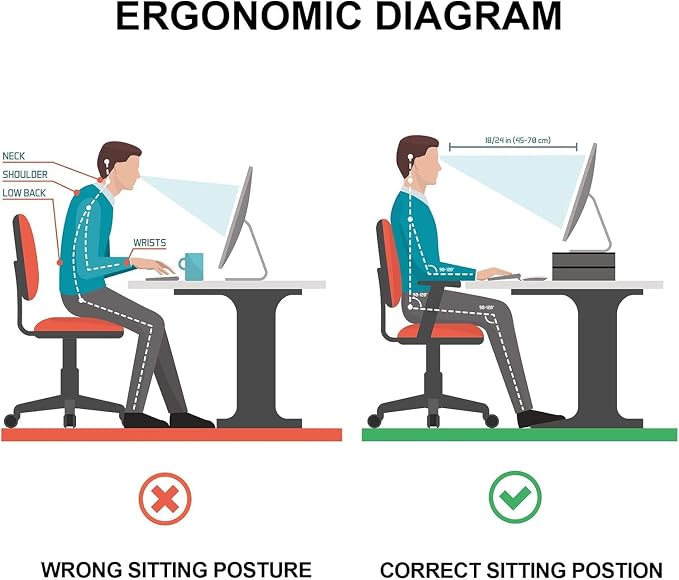 Egchi Acrylic Monitor Stand, 2 Tiers Computer Monitor Riser(20x8x5.5 Inch), Monitor Riser/Computer Stand for Home,Office,Business,PC Desk Stand for Keyboard Storage& Multi-Media Laptop Printer Screen | Computer Stand for Home,Office,Business,PC Desk St... - Image 6