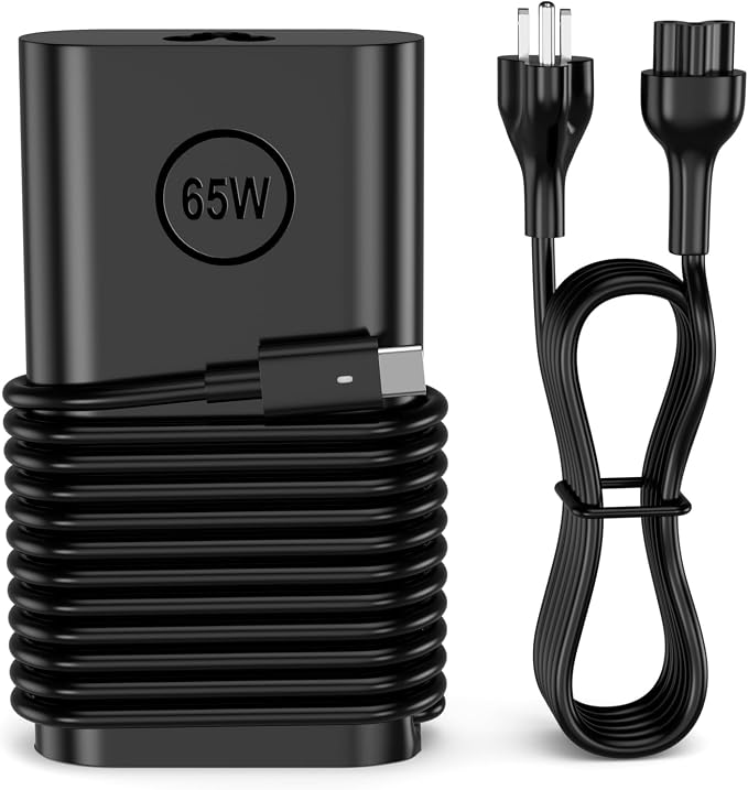 65W 45Watt USB C Charger Compatible with Dell Latitude 5520 5420 5320 5430 7420 7390 7320 7400 XPS 13 15 Chromebook 3100 Computer Fast Charging Type C Power Supply Cord by RYAOBWUCHARGER