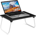 Ruxury Folding Lap Desk Laptop Stand Bed Desk Table Tray, Breakfast Serving Tray, Portable & Lightweight Mini Table for Sofa Couch Floor - Black by Ruxury