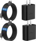 45W Super Fast Charger USB C Android Phone Type C Charger Fast Charging Block with 5FT Cord for Samsung Galaxy S26/S26 Ultra/S26+/S25 Ultra/S25/S24 Ultra/S24/S23 Ultra/S22/S21/S20/Note 10, Black by Ubearkk