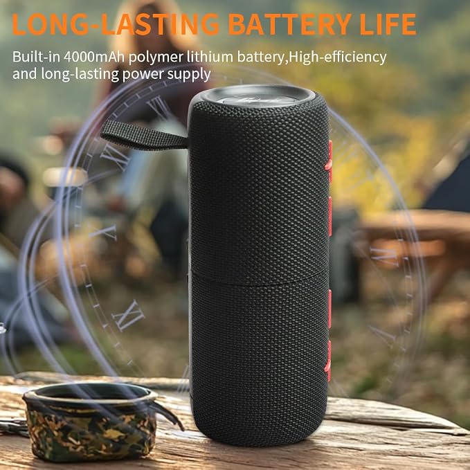 2 in 1 Magnetic Dual Splittable Bluetooth Speaker, IPX6 Waterproof Split Portable Wireless Speaker with 20W Loud Stereo Sound, Bluetooth V5.3, 24H Playtime, Multiple pairing for Home,Outdoor or Travel - Image 8