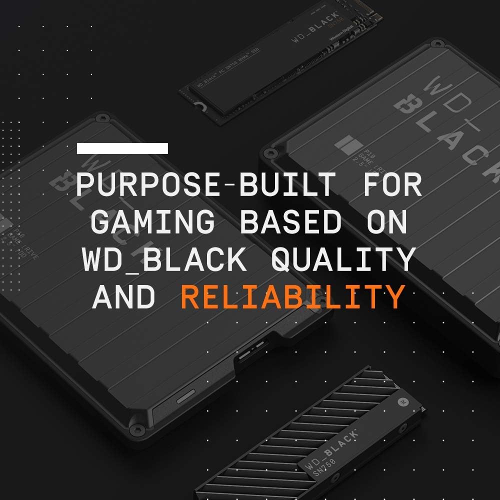 WD_BLACK 5TB P10 Game Drive, Portable External Hard Drive, Works with Playstation, Xbox, & PC - WDBA3A0050BBK-WESN - Image 7