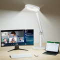Honeywell H6 Desk Lamp for Home Office, Dimmable Reading Table Light, White | Sunturalux CRI≥97, RG0 Low Blue Light, Flicker-Free, 800LM Dimmable with Timer for Webcam, Study, Office & Bedroom by HoneywellAirComfort